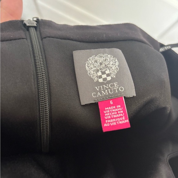 Vince Camuto Ruched Off the Shoulder Black Gown size- 6 - Picture 12 of 14